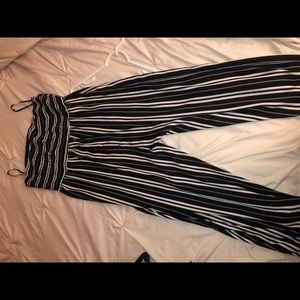 Striped jumpsuit